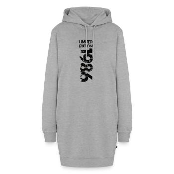 Limited Edition 1986 - Hoodie-Kleid - Grau meliert - Vorne