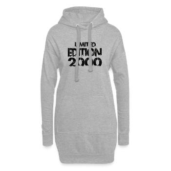 Limited Edition 2000 - Hoodie-Kleid - Grau meliert - Vorne