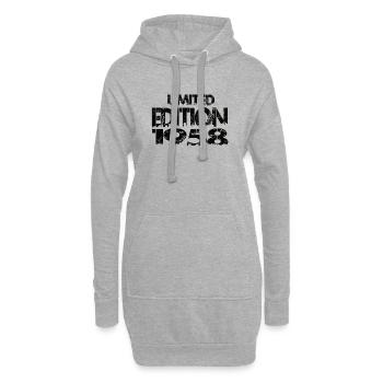 Limited Edition 1958 - Hoodie-Kleid - Grau meliert - Vorne