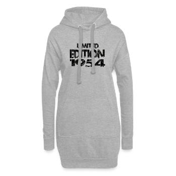 Édition limitée 1954 - Sweat-shirt à capuche long Femme - gris chiné - Devant