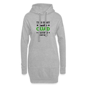 Quad Quad Riders Quad Ride VTT - Sweat-shirt à capuche long Femme - gris chiné - Devant