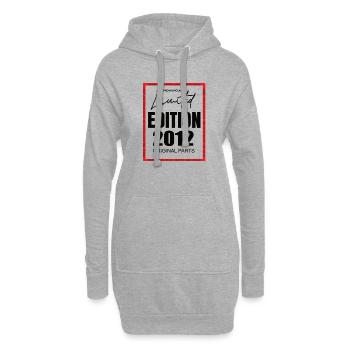 Limited Edition 2012 - Hoodie-Kleid - Grau meliert - Vorne
