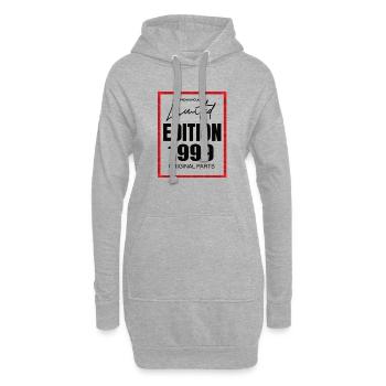 Limited Edition 1999 - Hoodie-Kleid - Grau meliert - Vorne