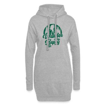 Randonnée Randonneurs Montagnes Alpinisme Randonnée Fille - Sweat-shirt à capuche long Femme - gris chiné - Devant