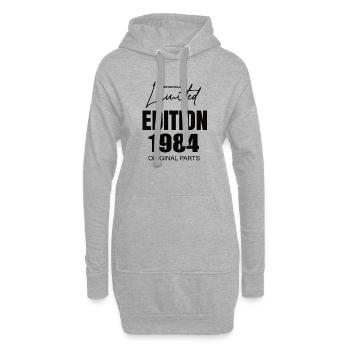 Édition limitée 1984 - Sweat-shirt à capuche long Femme - gris chiné - Devant