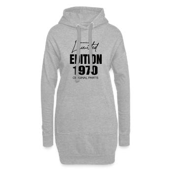 Limited Edition 1970 - Hoodie-Kleid - Grau meliert - Vorne