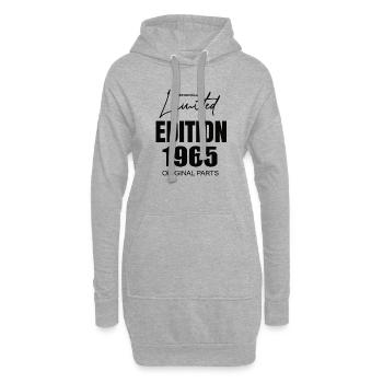 Édition limitée 1965 - Sweat-shirt à capuche long Femme - gris chiné - Devant