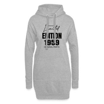 Limited Edition 1959 - Hoodie-Kleid - Grau meliert - Vorne