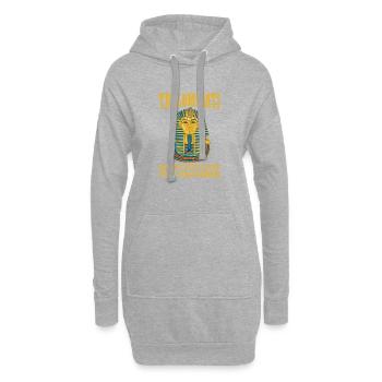 Truluminati In Dir Lebt Das Universum - Hoodie-Kleid - Grau meliert - Vorne