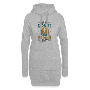 En cas de doute Paddle Out Standup Paddle Board - Sweat-shirt à capuche long Femme - gris chiné - Devant