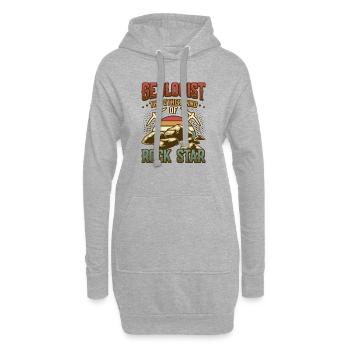 Géologie géologue - Sweat-shirt à capuche long Femme - gris chiné - Devant
