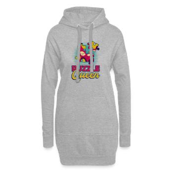 Puzzle Queen, jeu de réflexion - Sweat-shirt à capuche long Femme - gris chiné - Devant