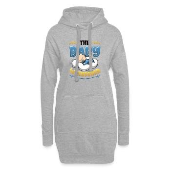 The Baby Whisperer Nounou Childminder Baby-sitter - Sweat-shirt à capuche long Femme - gris chiné - Devant