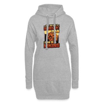 Régime de retraite Randonnée Pensionnés Randonneurs - Sweat-shirt à capuche long Femme - gris chiné - Devant