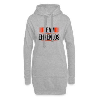 Team Ehrenlos - Hoodie-Kleid - Grau meliert - Vorne