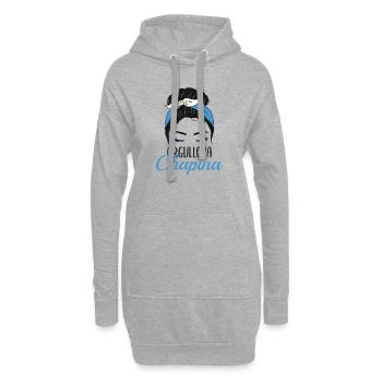 Guatemala Guatemalan Flagge DNA I Geschenk - Hoodie-Kleid - Grau meliert - Vorne