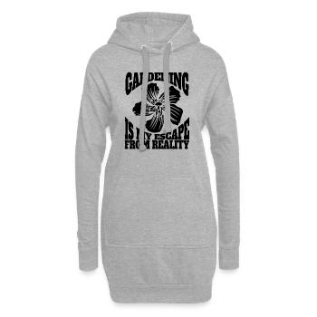 Hobby Gardener Garden Gardener Orchard Gift - Sweat-shirt à capuche long Femme - gris chiné - Devant