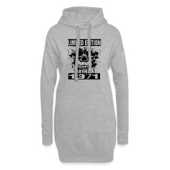 Édition limitée 1971 - Sweat-shirt à capuche long Femme - gris chiné - Devant