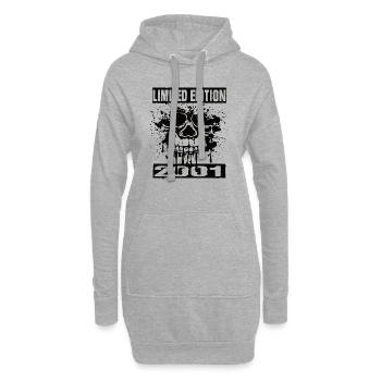 Limited Edition 2001 - Hoodie-Kleid - Grau meliert - Vorne