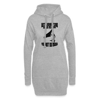 Windsurfing Kitesurfing Kitesurfer Windsurfer - Hoodie-Kleid - Grau meliert - Vorne