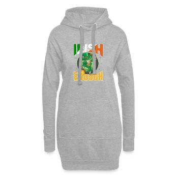 St Paddys St Patricksday St Patrick Day - Hoodie-Kleid - Grau meliert - Vorne