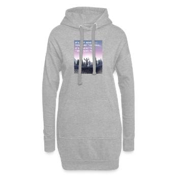 Trail Runner Running Jogging Jogger I Gift - Sweat-shirt à capuche long Femme - gris chiné - Devant