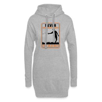Frisbee Player Disc Golf Frisbee Competition - Sweat-shirt à capuche long Femme - gris chiné - Devant