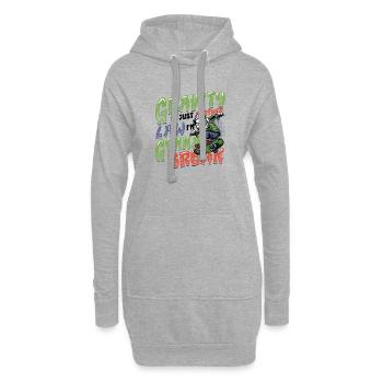 Skateboard Halfpipe, Tricks, Skateboarding - Hoodie Dress - heather grey - Front