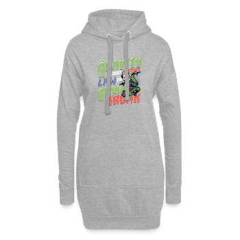 Skateboard Halfpipe, Tricks, Skateboarding - Hoodie Dress - heather grey - Front