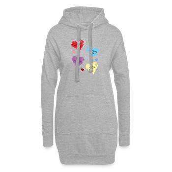 Philippines Filipino Flag Pride I Cadeau - Sweat-shirt à capuche long Femme - gris chiné - Devant