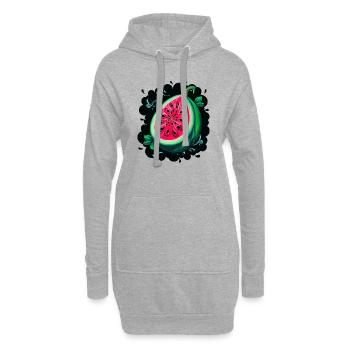 WASSERMELONE - Hoodie-Kleid - Grau meliert - Vorne