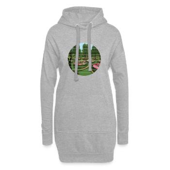 Jardinage Jardinage Jardinier Jardinier Jardinier - Sweat-shirt à capuche long Femme - gris chiné - Devant