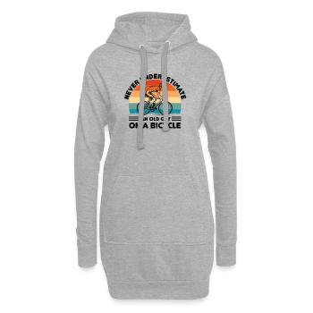 Cyclisme sur route Cyclisme sur route Vélos de route - Sweat-shirt à capuche long Femme - gris chiné - Devant