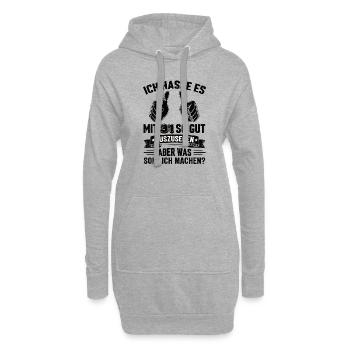 31 Geburtstag 31 Jahre 31 Lebensjahr 31 Lebenalter - Hoodie-Kleid - Grau meliert - Vorne