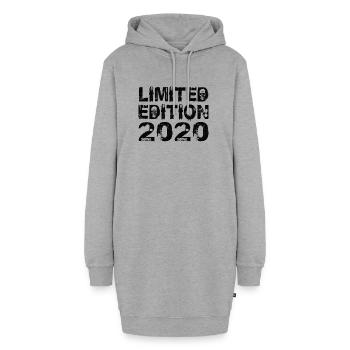 Limited Edition 2020 Geburtstag 2020 Geburtstag - Hoodie-Kleid - Grau meliert - Vorne