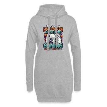 Spooky gaming skills for Halloween - Hoodie Dress - heather grey - Front