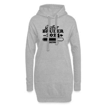 Großer Bruder 2024 - Hoodie-Kleid - Grau meliert - Vorne