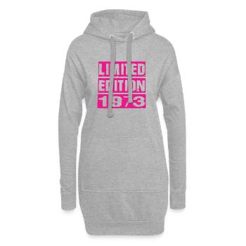 Édition limitée 1973 - Sweat-shirt à capuche long Femme - gris chiné - Devant