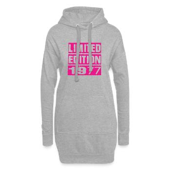 Édition limitée 1977 - Sweat-shirt à capuche long Femme - gris chiné - Devant