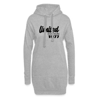 Édition limitée 1977 - Sweat-shirt à capuche long Femme - gris chiné - Devant