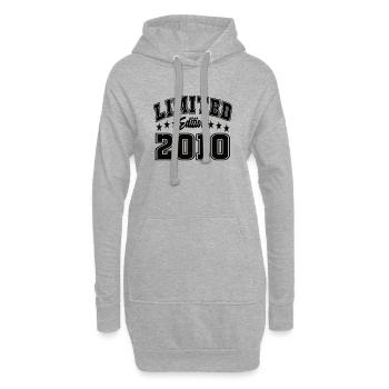 Édition limitée 2010 - Sweat-shirt à capuche long Femme - gris chiné - Devant
