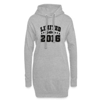 Limited Edition 2016 - Hoodie-Kleid - Grau meliert - Vorne