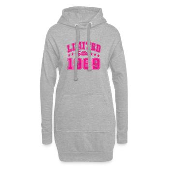 Édition limitée 1969 - Sweat-shirt à capuche long Femme - gris chiné - Devant