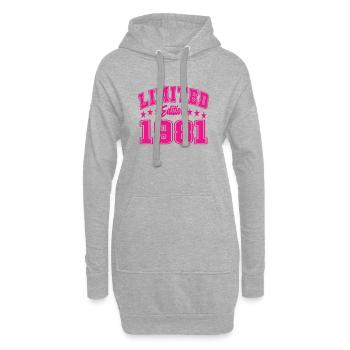Édition limitée 1981 - Sweat-shirt à capuche long Femme - gris chiné - Devant