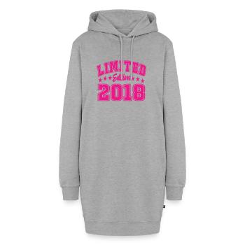 Limited Edition 2018 - Hoodie-Kleid - Grau meliert - Vorne