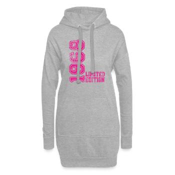 Édition limitée 1968 - Sweat-shirt à capuche long Femme - gris chiné - Devant