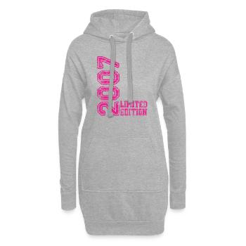 Limited Edition 2007 - Hoodie-Kleid - Grau meliert - Vorne