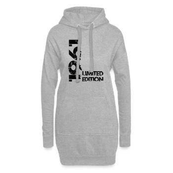 Édition limitée 1961 - Sweat-shirt à capuche long Femme - gris chiné - Devant