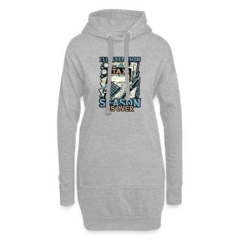 États financiers Audit fiscal Drôle Comptable - Sweat-shirt à capuche long Femme - gris chiné - Devant