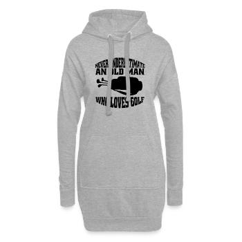 Golfeurs Golf Terrain de Golf Golf Club de Golf - Sweat-shirt à capuche long Femme - gris chiné - Devant